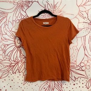 Madewell // Short-sleeve orange T-Shirt